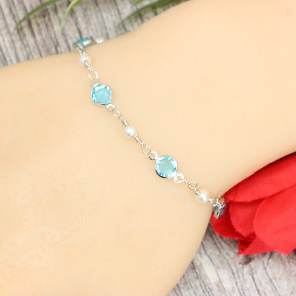 "Trendy Handmade Bracelet – A Stylish Gift for Women & Girls, MAR091632 - Picture 1 of 10